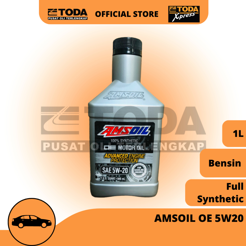 Amsoil OE Synthetic Motor Oil 5W20 1L Original Oli Mesin Mobil
