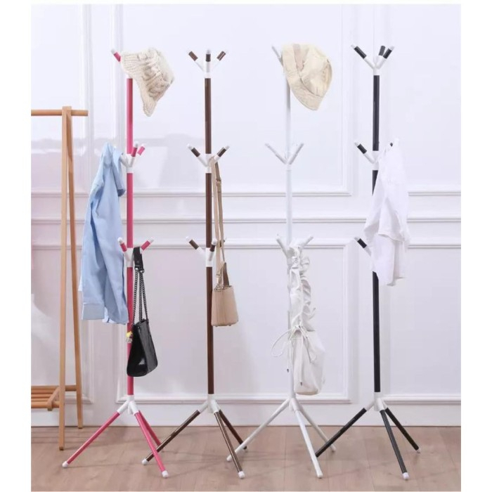 MELANIE BAG HANGER 9 HOOK / GANTUNGAN BERDIRI / STANDING HANGER / GANTUNGAN 3 TINGKAT / GANTUNGAN TOPI TAS BAJU