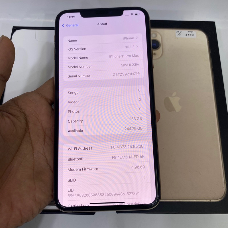 iphone 11 pro max 256gb ori