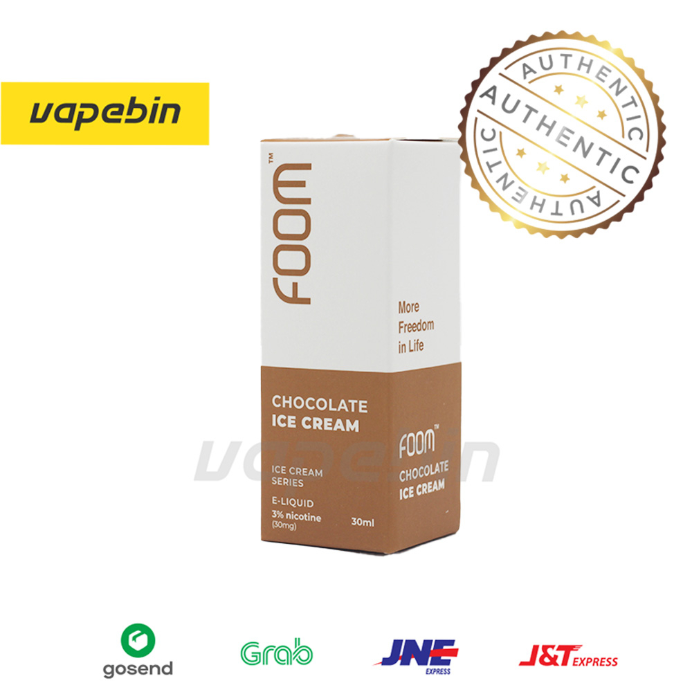 LIQUID FOOM CHOCOLATE ICE CREAM SALTNIC - FOOM ICE CREAM - 30ML