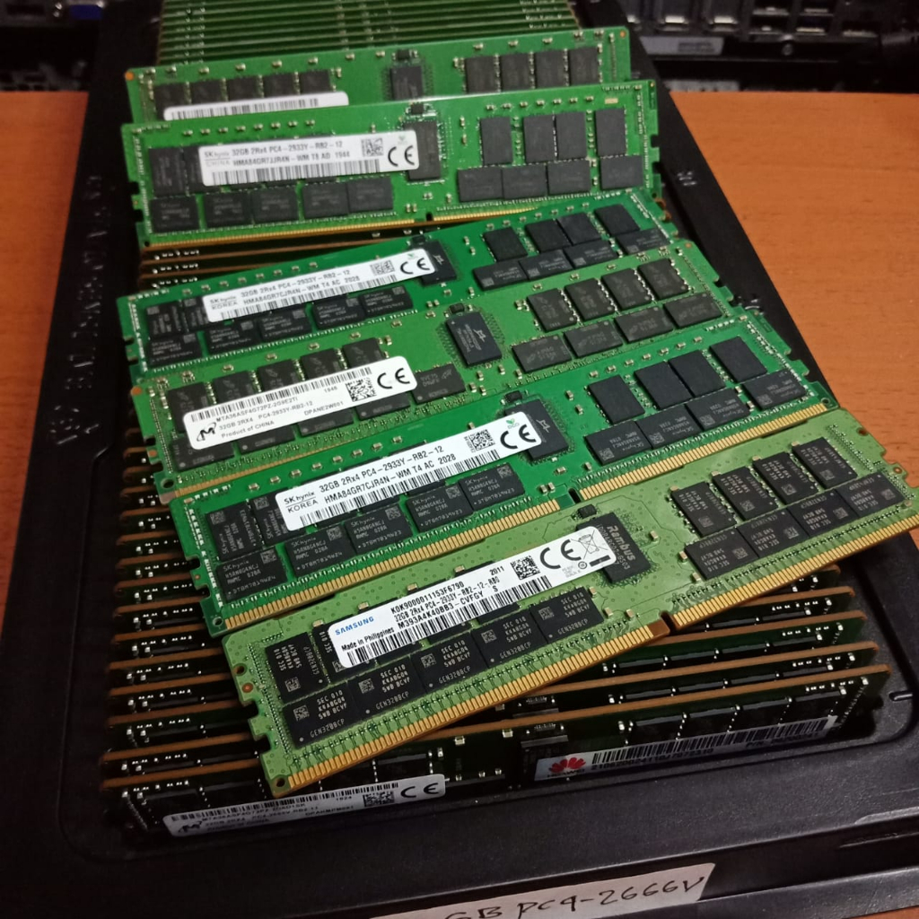 MEMORY RAM SERVER DDR4 32GB PC4-2933Y ECC REG/RDIMM ORIGINAL FOR XEON