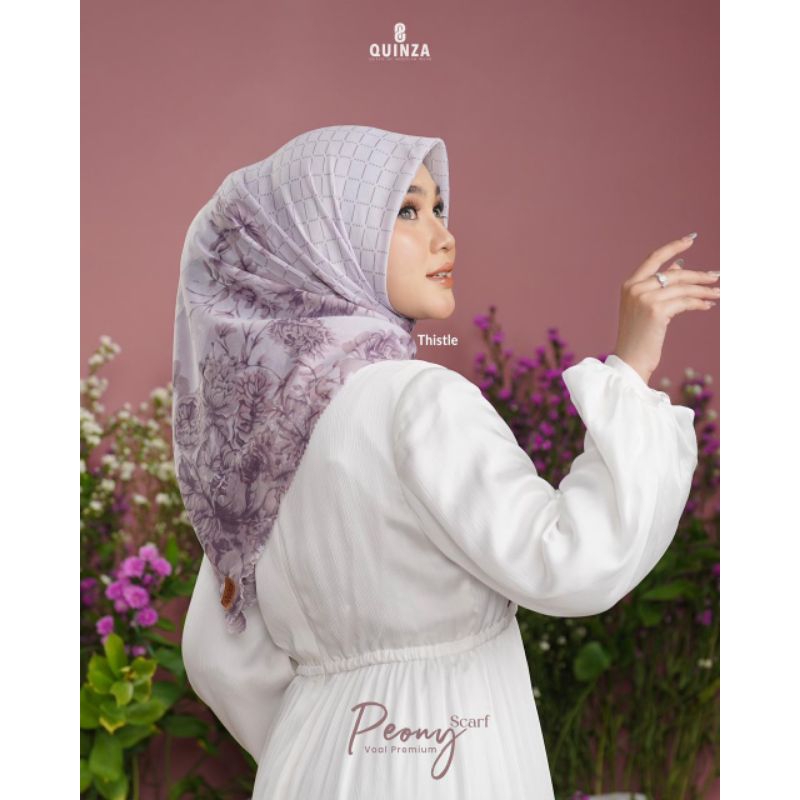 Segiempat Quinza *Peony Scarf*