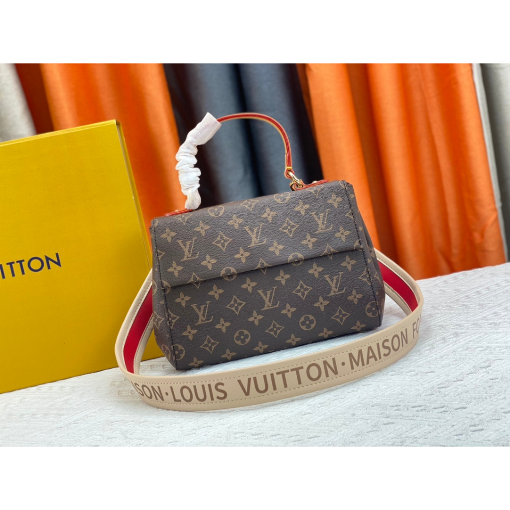 Louis Vuitton-Petit Palais Tas Tangan LV Tote Bag Tas Bahu