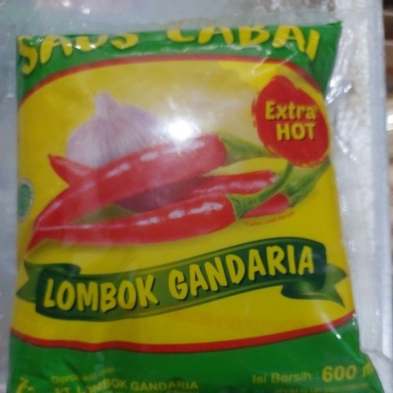 

saos bantal lombok gandaria saos cabai