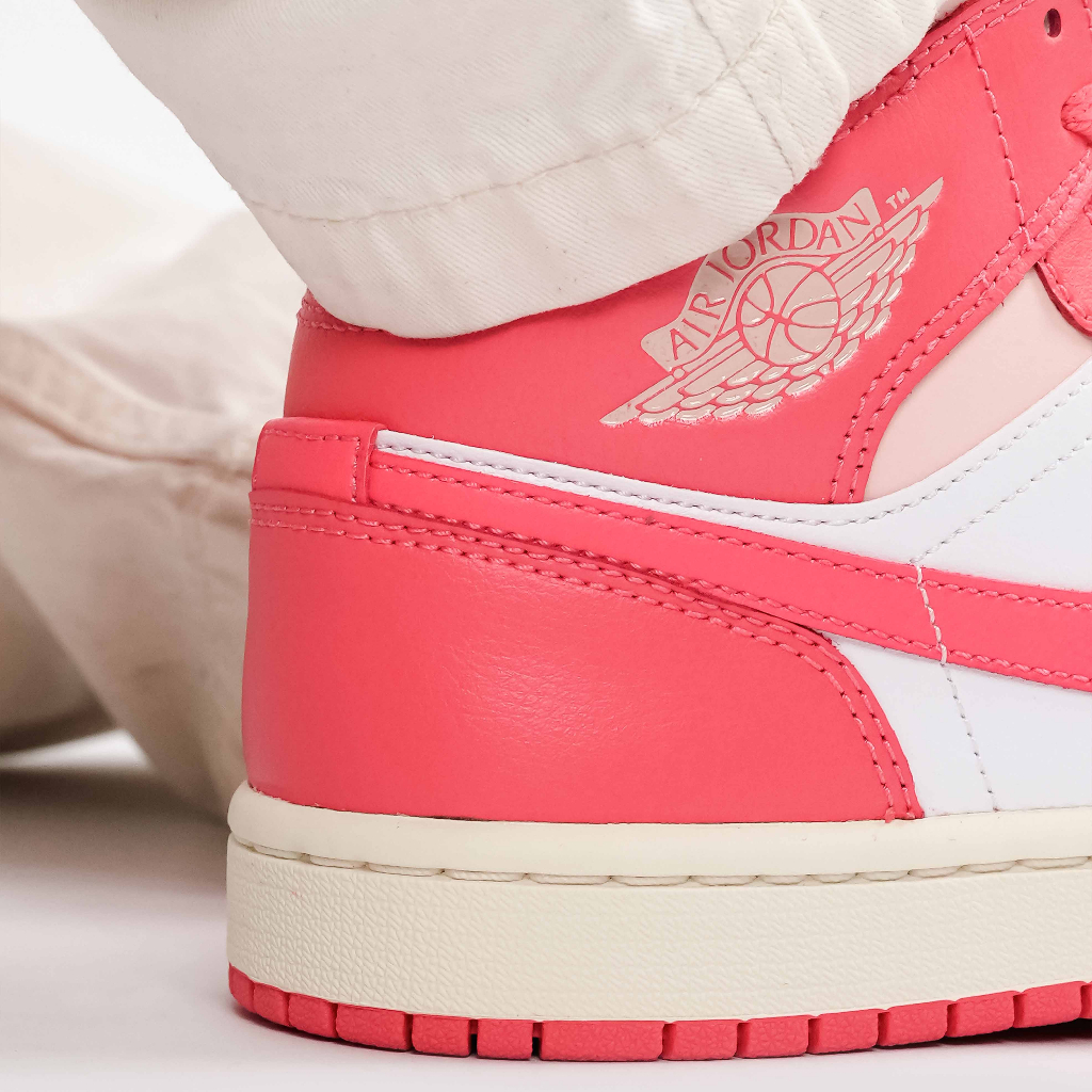 Air Jordan 1 Mid Strawberries and Cream Womens