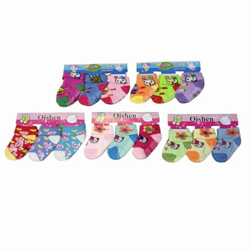 KAOS KAKI BABY BOY GIRL ANSLIP 3IN1