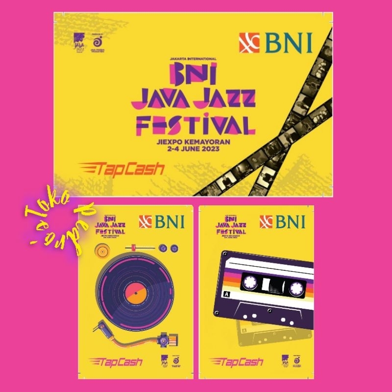 NEW FRESH! BNI Tapcash JAVA JAZZ FESTIVAL 2023 ORI! /Like eMONEY eTOLL Flazz or Brizzi