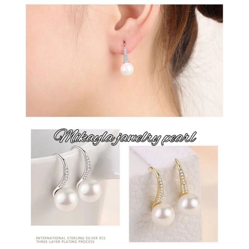 Anting mutiara lombok terbaru|Anting mutiara asli lombok|Anting mutiara tawar|Anting mutiara asli be