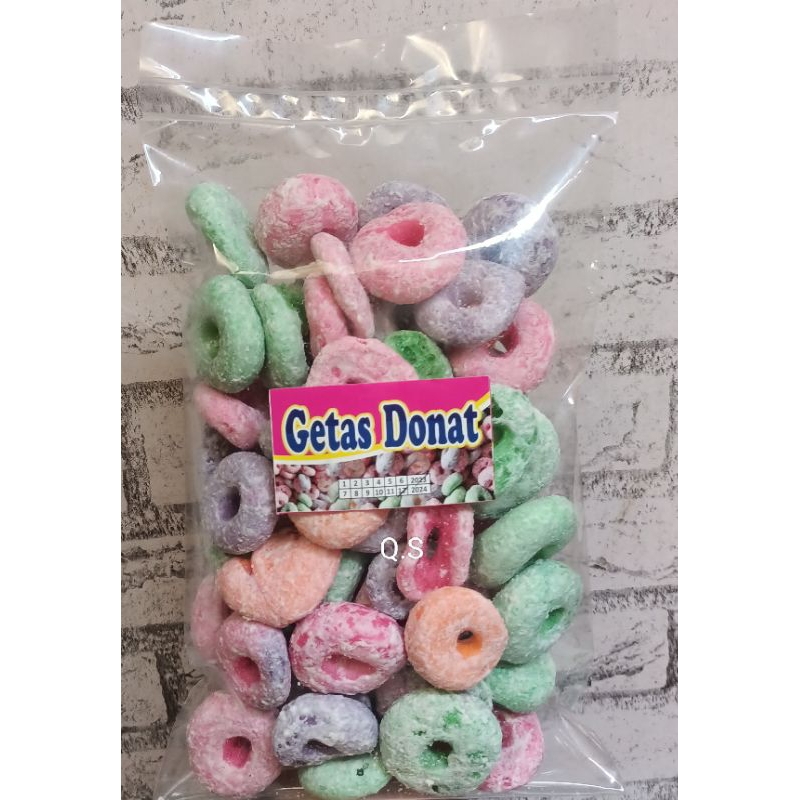 

~Q.S~ Snack Getas Donat Pelangi Murah