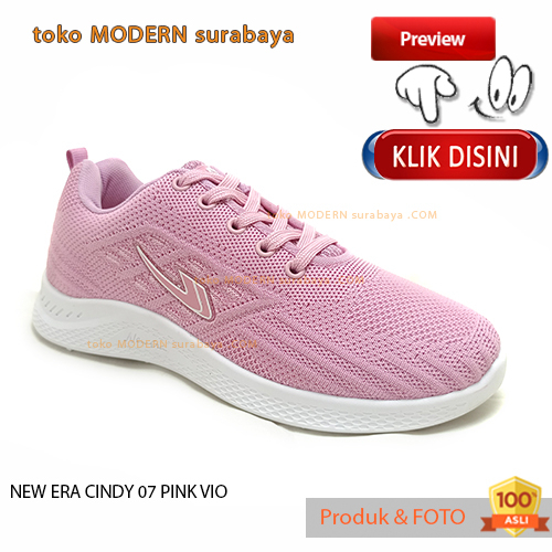 Sepatu wanita sepatu sekolah olahraga sneakers tali NEW ERA CINDY 07