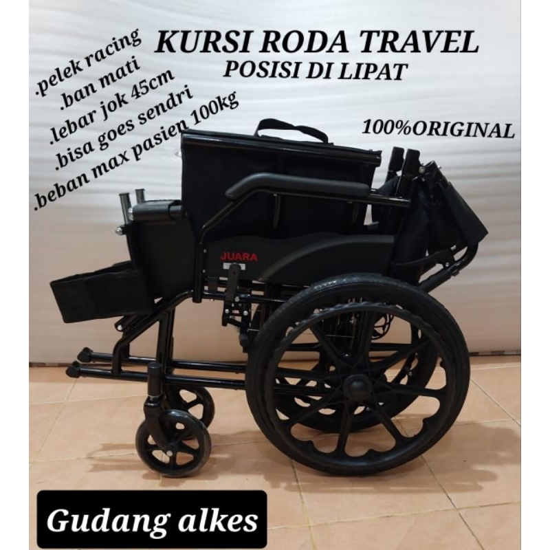 Kursi roda semi travel ringan