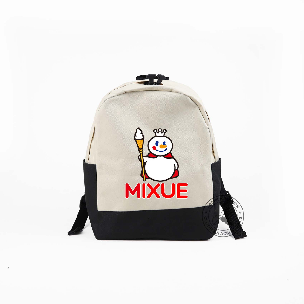 Tas Anak Laki-laki dan Perempuan Ransel Motif Mixue TK Dan SD TASMIX03