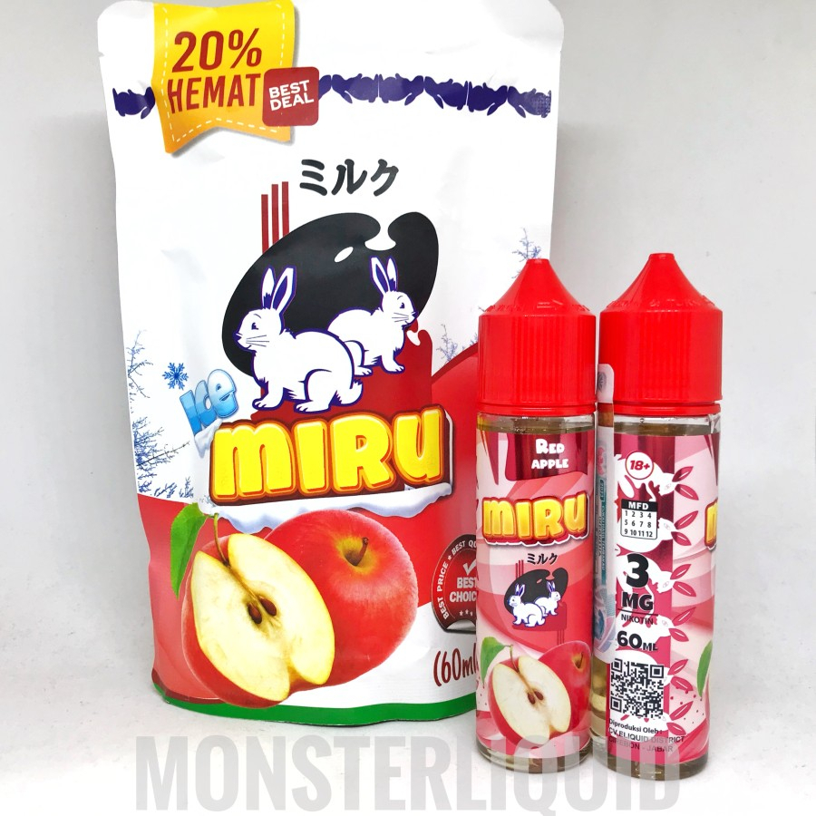 MIRU ICE RED APPLE BY JOZOJO BREW 3MG 60ML