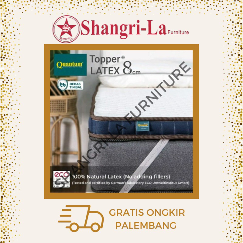 Latex Topper Premium Quantum 8CM