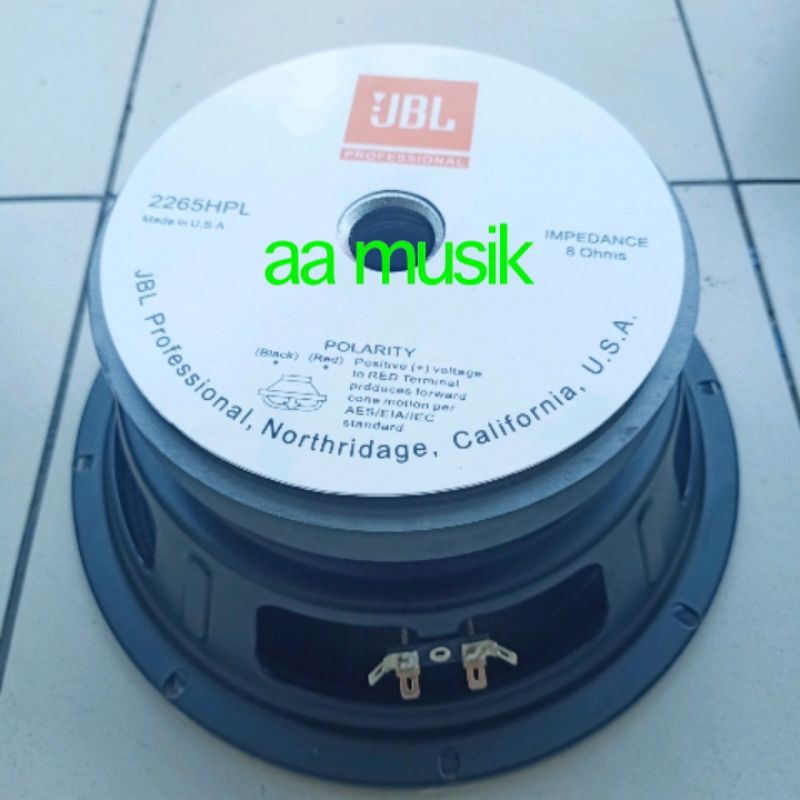 SPEAKER JBL 10 INCH 2265HPL VC 3 INCH FULL RANGE MID LOW