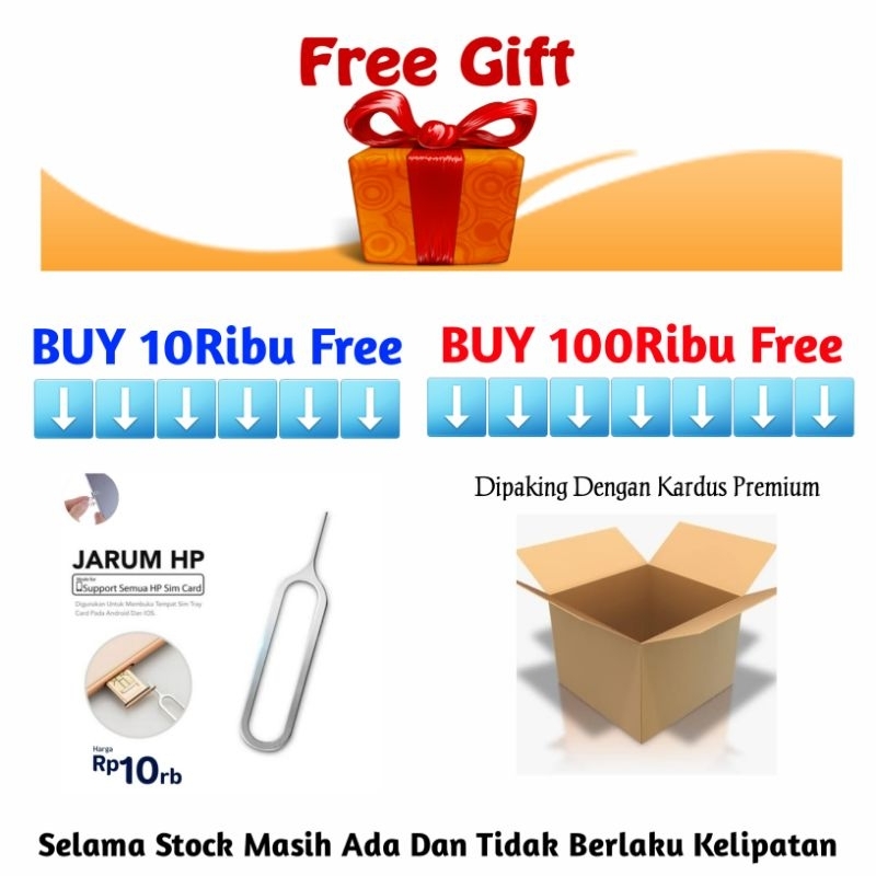 Free Gift Tusukan Sim Card Untuk Pembelian (Kartu Perdana)