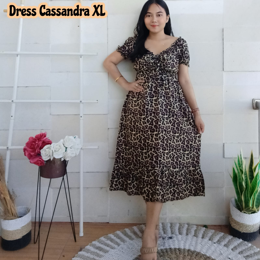 DRESS CASSANDRA XL MOTIF LD 110 NEW ARRIVAL