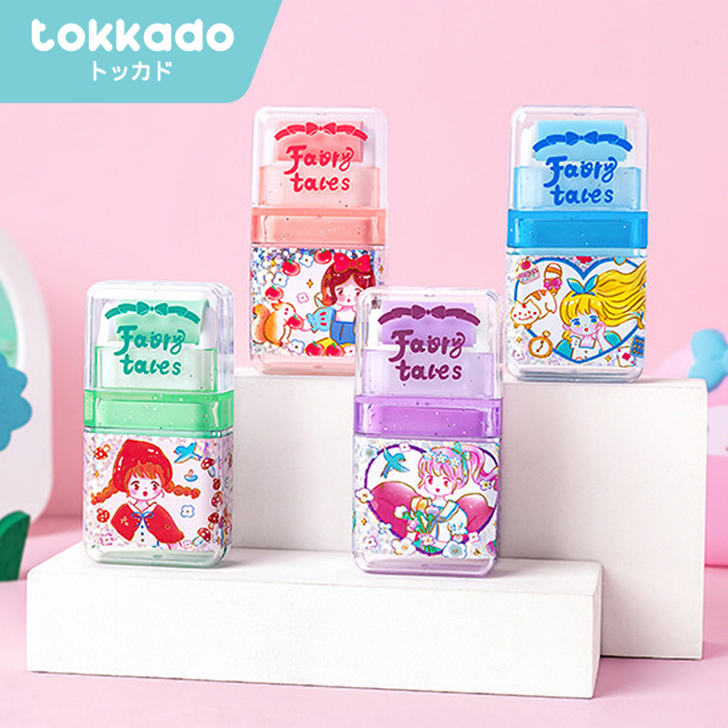 

TOKKADO Fairy Tales Penghapus Eraser Anak Sekolah Dongeng Kisah Lucu