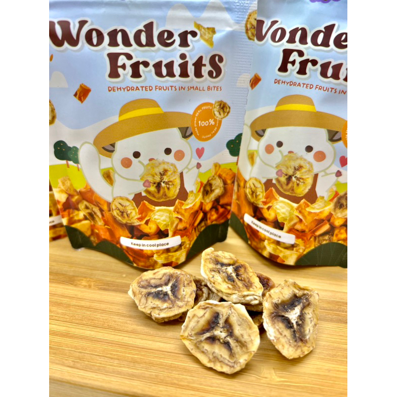 WONDERFRUITS, Dehydrate Fruits / Dried Fruits untuk Sugar Glider dan SmallPets