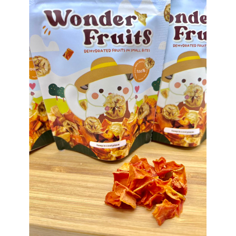 WONDERFRUITS, Dehydrate Fruits / Dried Fruits untuk Sugar Glider dan SmallPets
