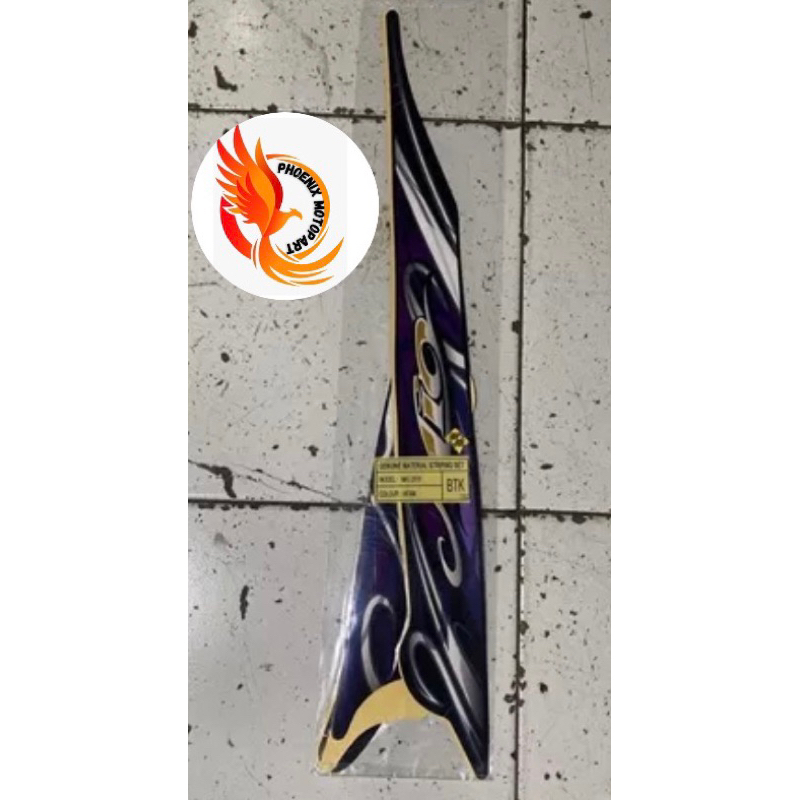 Striping lis stiker Mio smile 2010 hitam