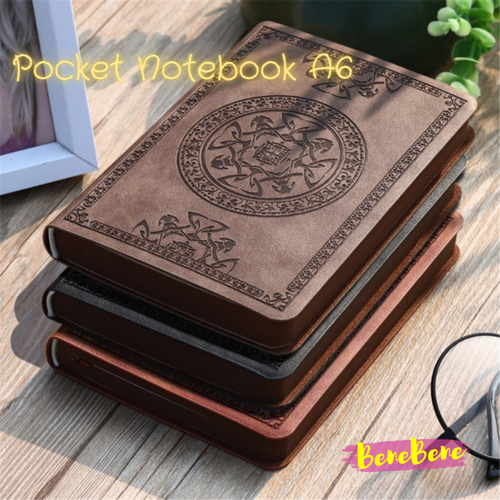 

Notebook Buku Catatan Mini Pocket Vintage Retro Cover A6