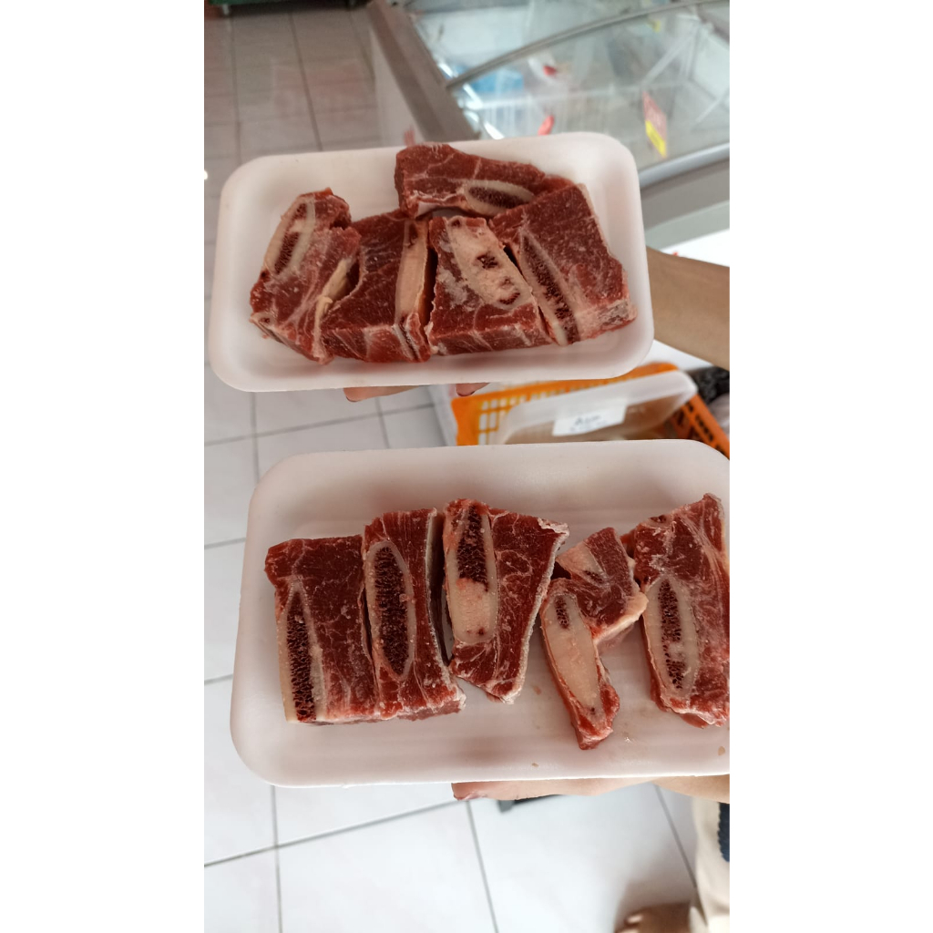 

Daging Iga Depan Sapi / Short Ribs Impor Kualitas Super Daging Tebal 250gr