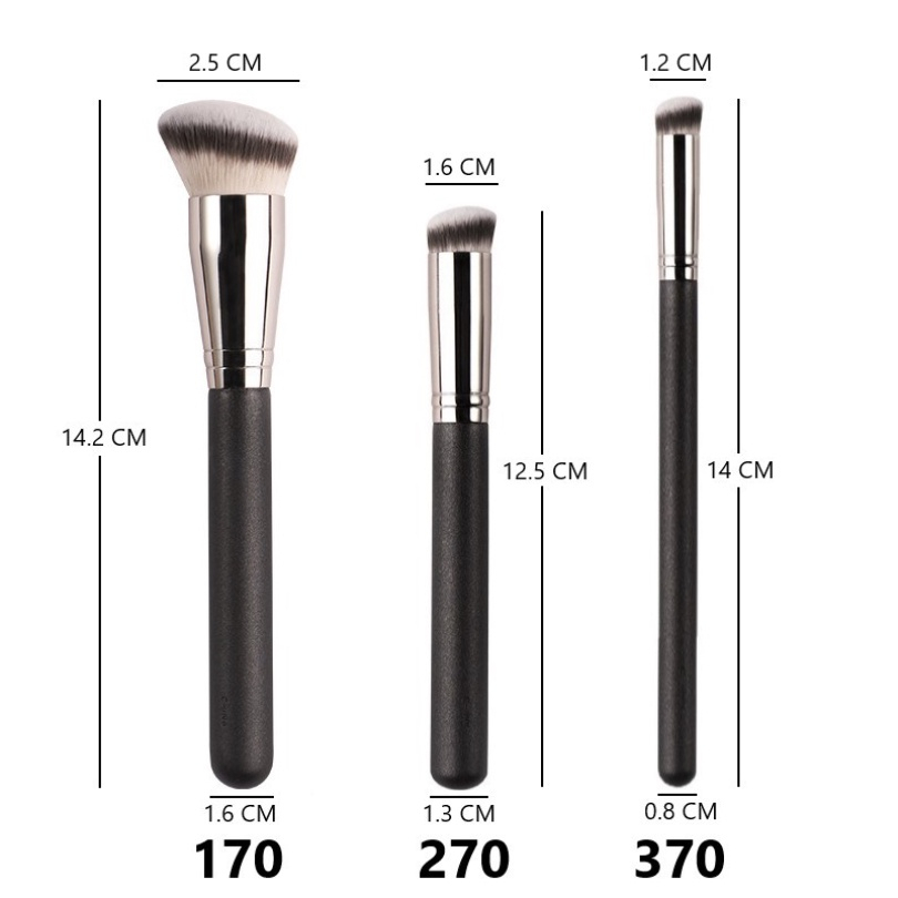 KUAS MAKEUP BRUSH CONCEALER ALAS BEDAK KONTUR KOSMETIK LEMBUT KUAS PENCAMPUR WANITA KUAS MAKE UP SINTETIS ALAT KECANTIKAN