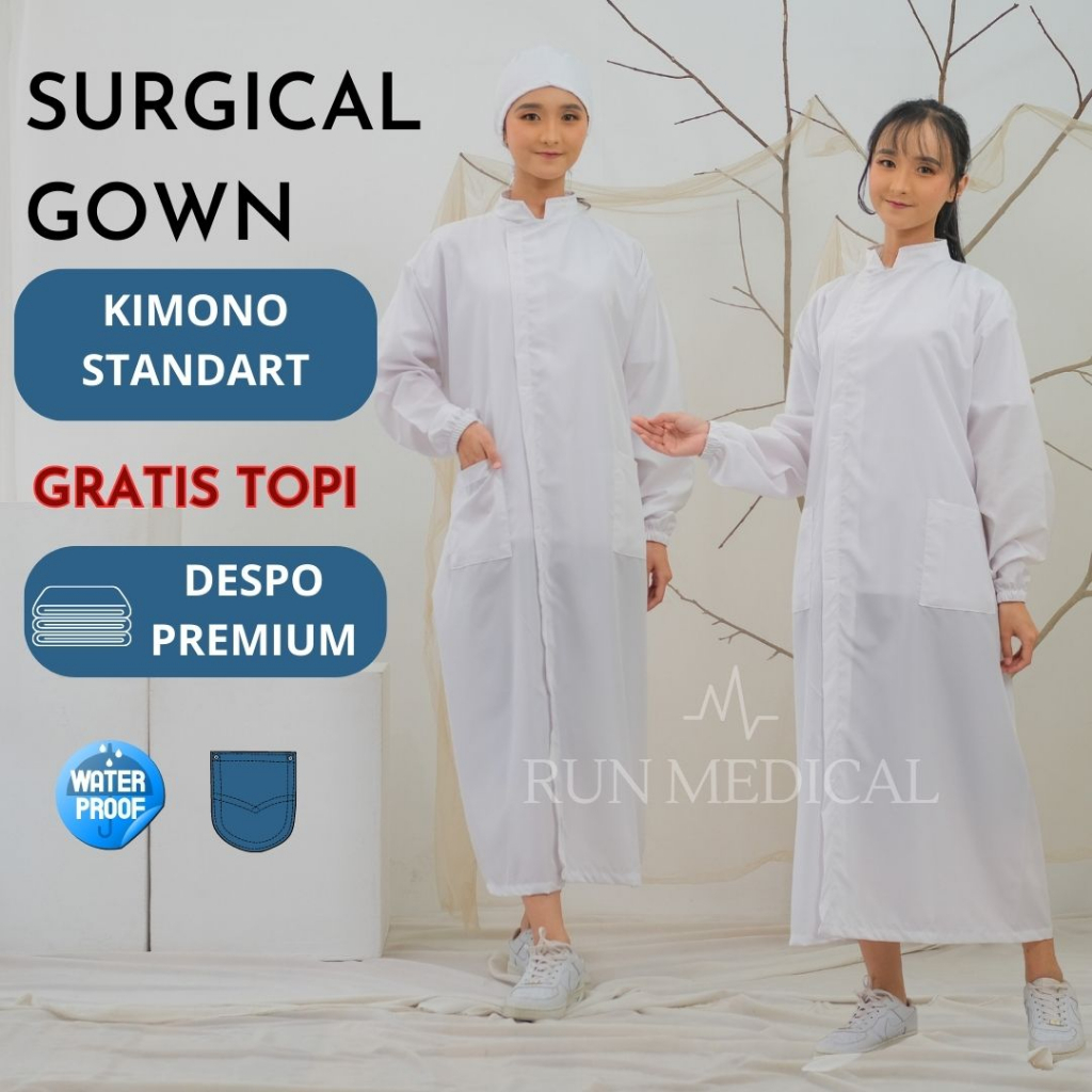 APD GOWN SURGICAL / GOWN KIMONO STANDART / GOWN SURGICAL WATERPROOF
