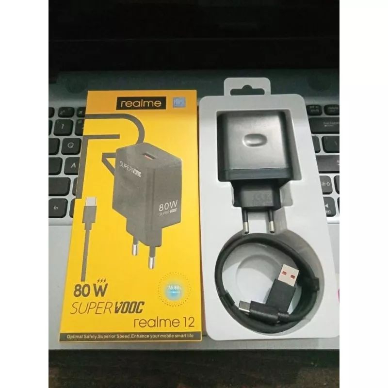 Charger Realme 80W Micro USB/ Tipe-C