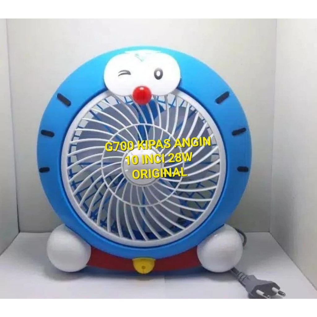 G700 KIPAS ANGIN FAN MINI 10 INCI 28W ORIGINAL 25CM KARAKTER BOX WIND AIR MEJA TABLE ON OFF PENDINGIN KAMAR PENYEJUK RUANGAN PENYEGAR  GARANSI UANG KEMBALI BILA PRODUK YANG DITERIMA TIDAK BERFUNGSI / TIDAK SESUAI / TIDAK COCOK  Kipas Angin Mini dengan kar