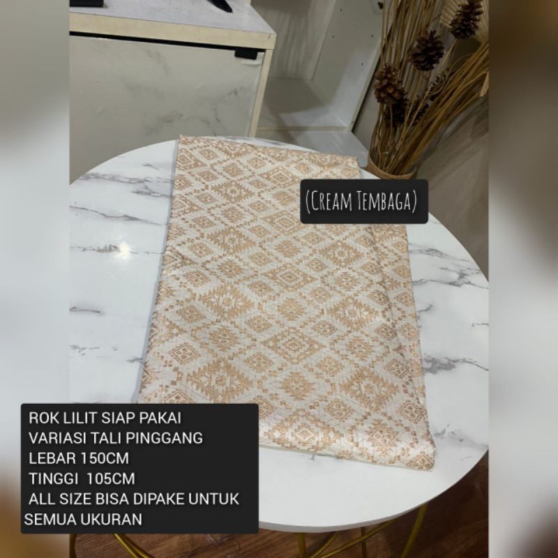 Rok songket / Rok lilit / Songket siap pakai / songket Jumbo / songket jadi