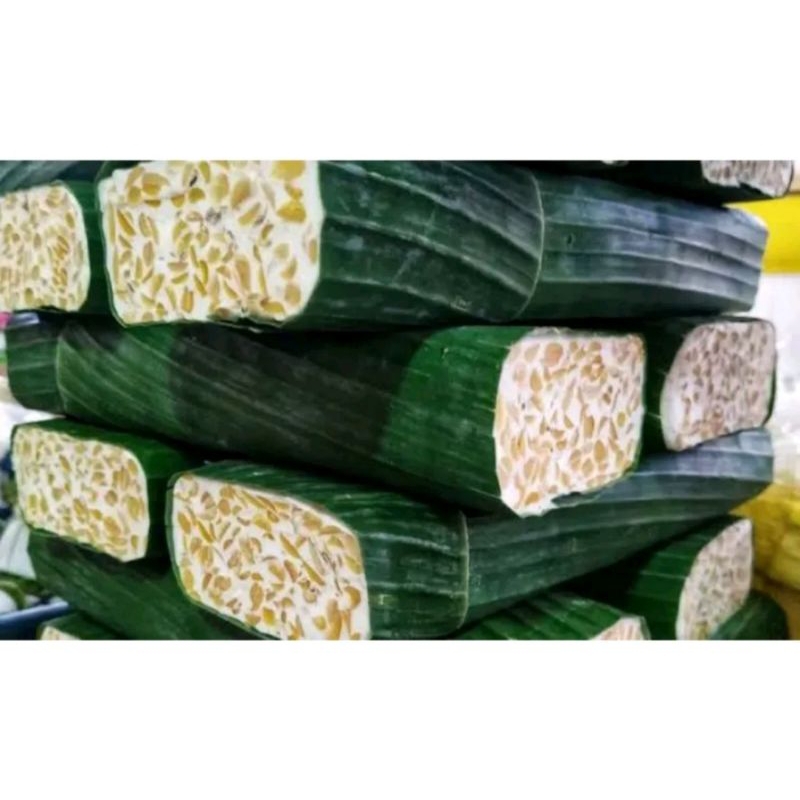 

tempe daun tempe bungkus daun per papan