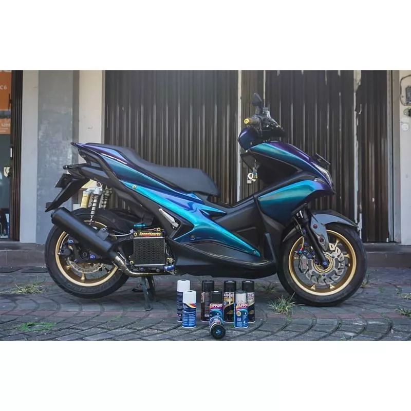 SAPPORO BUNGLON 7724 BLUE VIOLET CAT SEMPROT AEROSOL SPRAY PAINT warna BIRU UNGU saporo bukan merk P