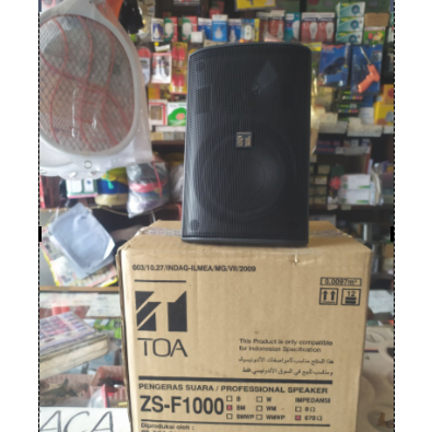 jual speaker Toa ZS 1000 BM si kecil mungil suara dahsyat cocok sekali untuk mesjid Reastaurant cafe
