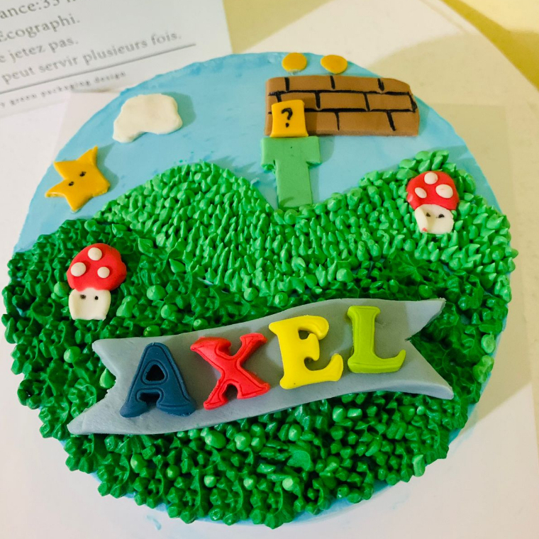 

Mario Bros Custom Birthday Cake by Nemobakes