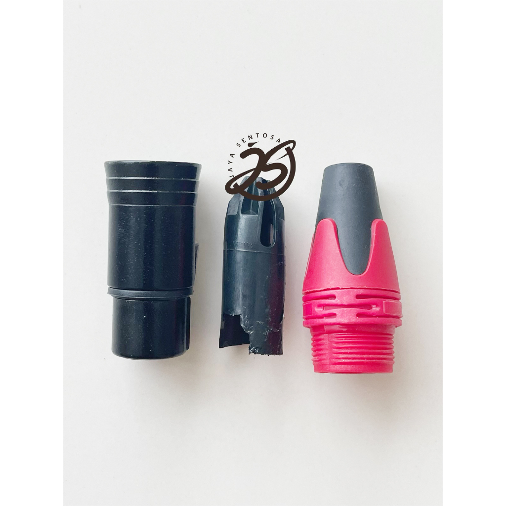 5 BUAH COVER XLR SOCKET CANON DENGAN KUNCI 5 WARNA JACK FEMALE XLR CANON