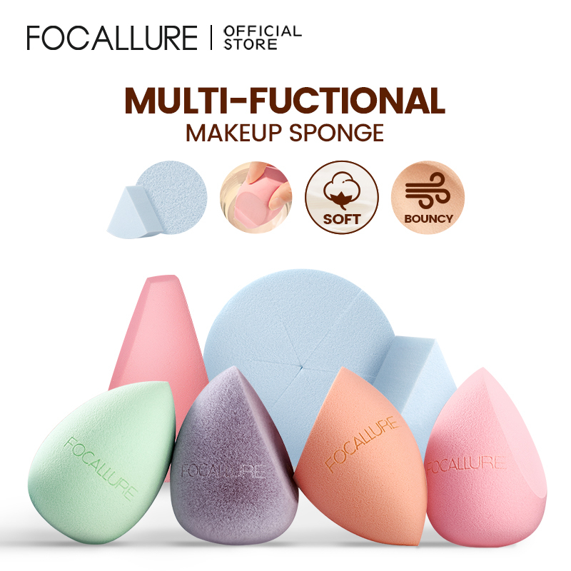 FOCALLURE MAKEUP SPONGE SOFT Makeup Bebas Latex Foundation blender