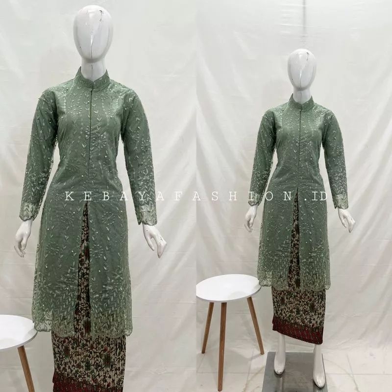 Kebaya Tunik / Set Kebaya Busui / Tunik Brokat /Kebaya Modren /Kebaya Tile /Kebaya Favorite / Batik / Kebaya Wisuda / Kebaya Wanita