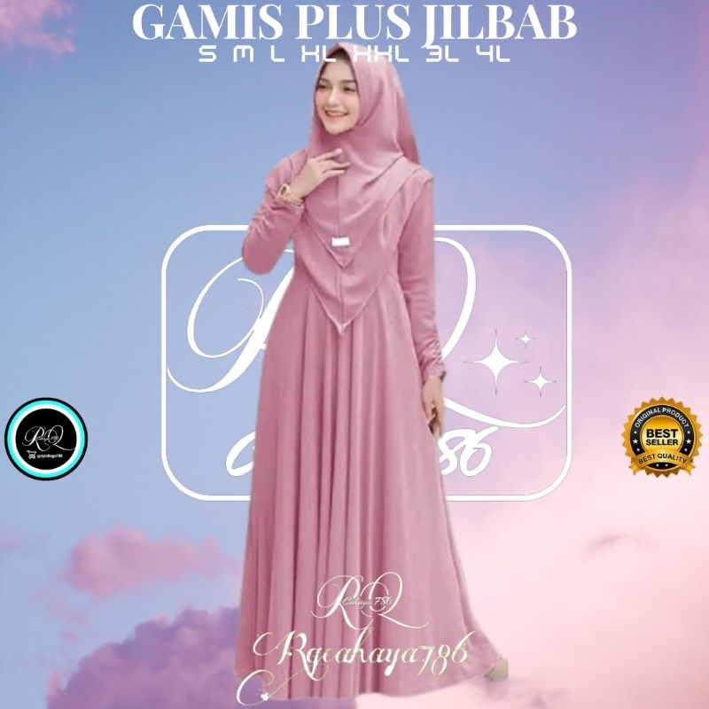 MAYRA SYARI PLUS KHIMAR UKURAN M - L - XL - XXL GAMIS SYARI BUSUI JUMBO MURAH DRESS SET JILBAB KONDANGAN PESTA TERBARU BUSUI POLOS SERAGAM BAJU WANITA FASHION MUSLIM REMAJA HAJI UMROH TERLARIS DISKON PREMIUM BERKUALITAS REMAJA BIG SIZE MAYRA