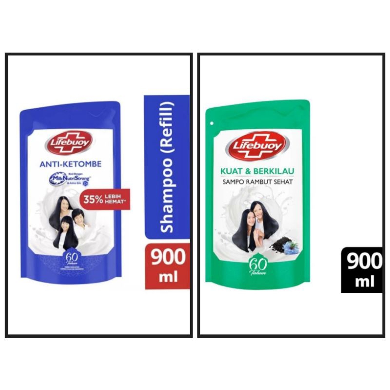 Lifebuoy shampoo 900ml refill