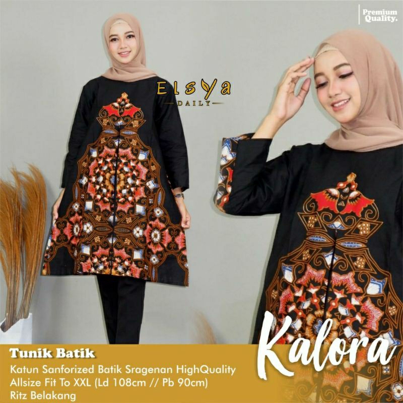 TUNIK BATIK / KATUN SANFORIZED // ELSYA DAILY