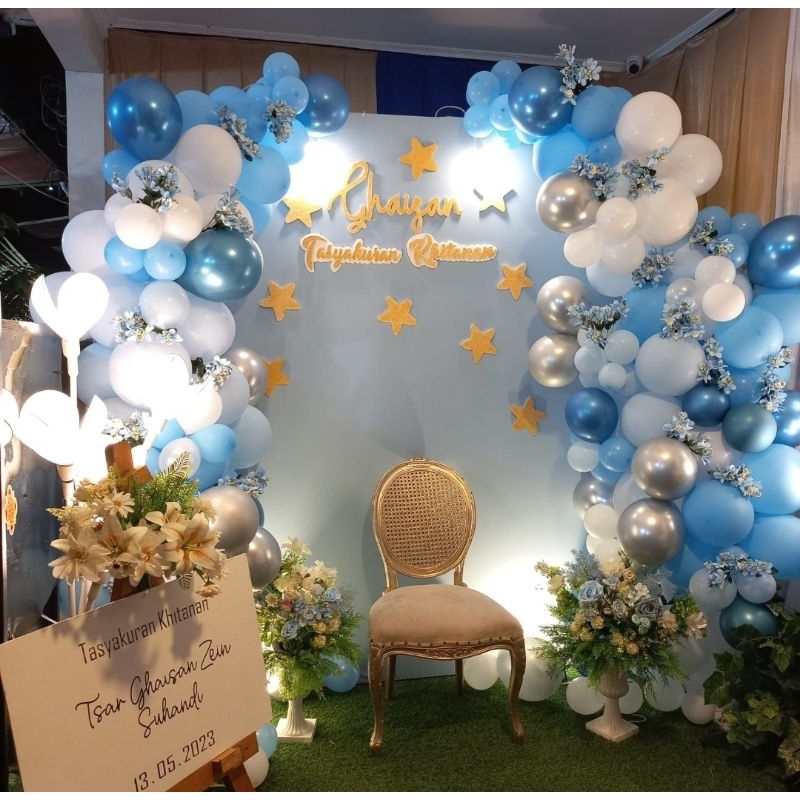 dekorasi backdrop khitanan / sunatan / ulang tahun