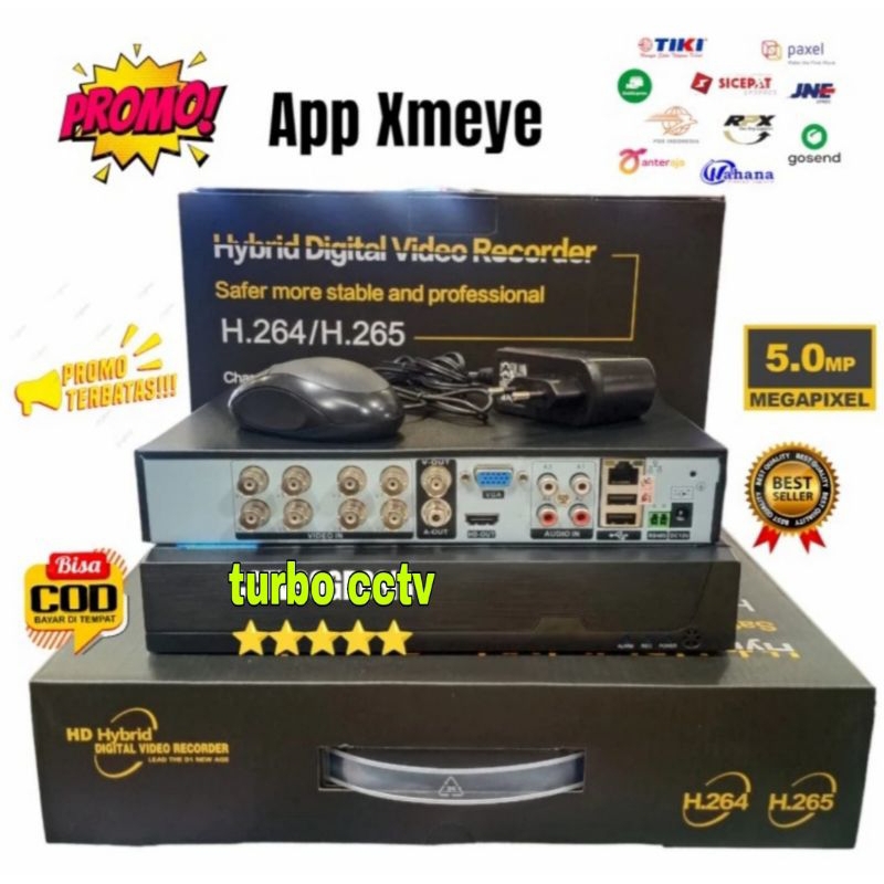 DVR XMEYE 8CH 5MP FULL HD