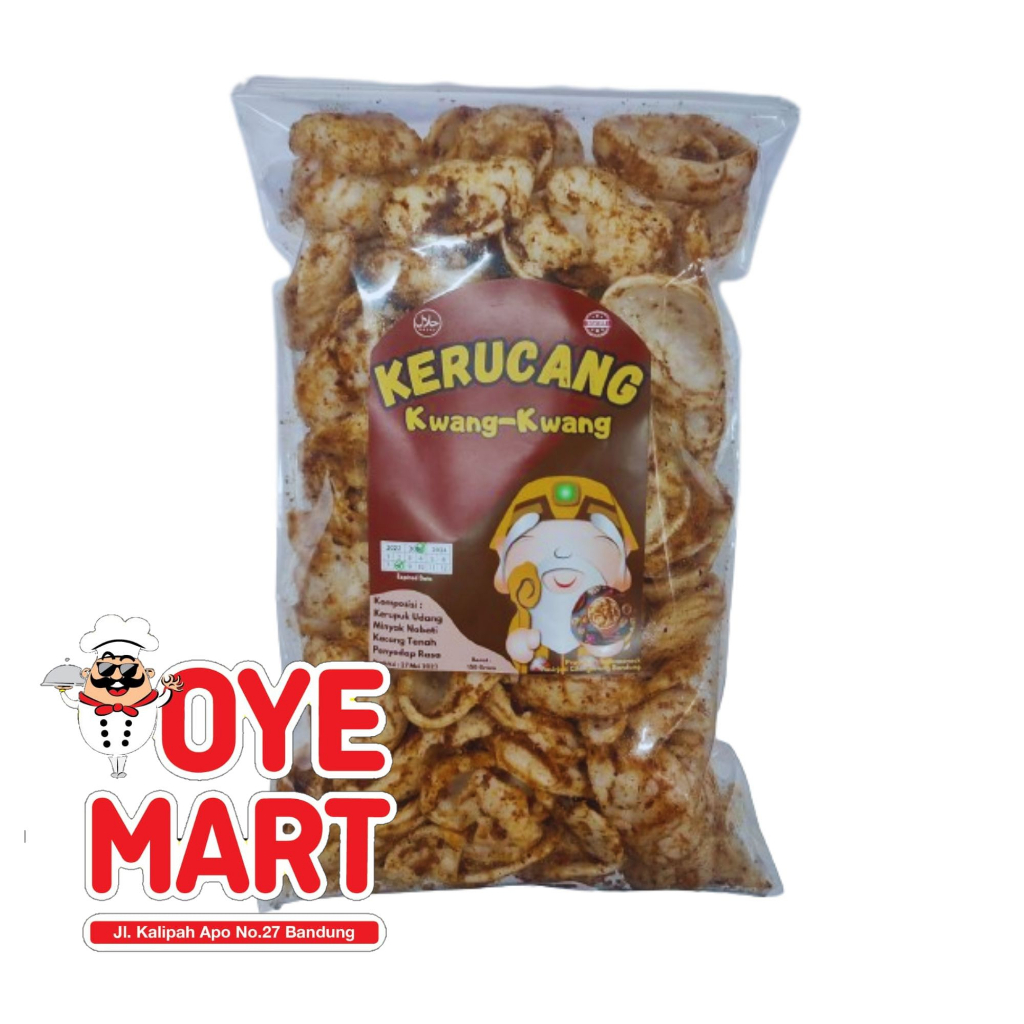 KERUCANG KWANG - KWANG 150GR / KERUPUK UDANG BUMBU KACANG/ KRUPUK