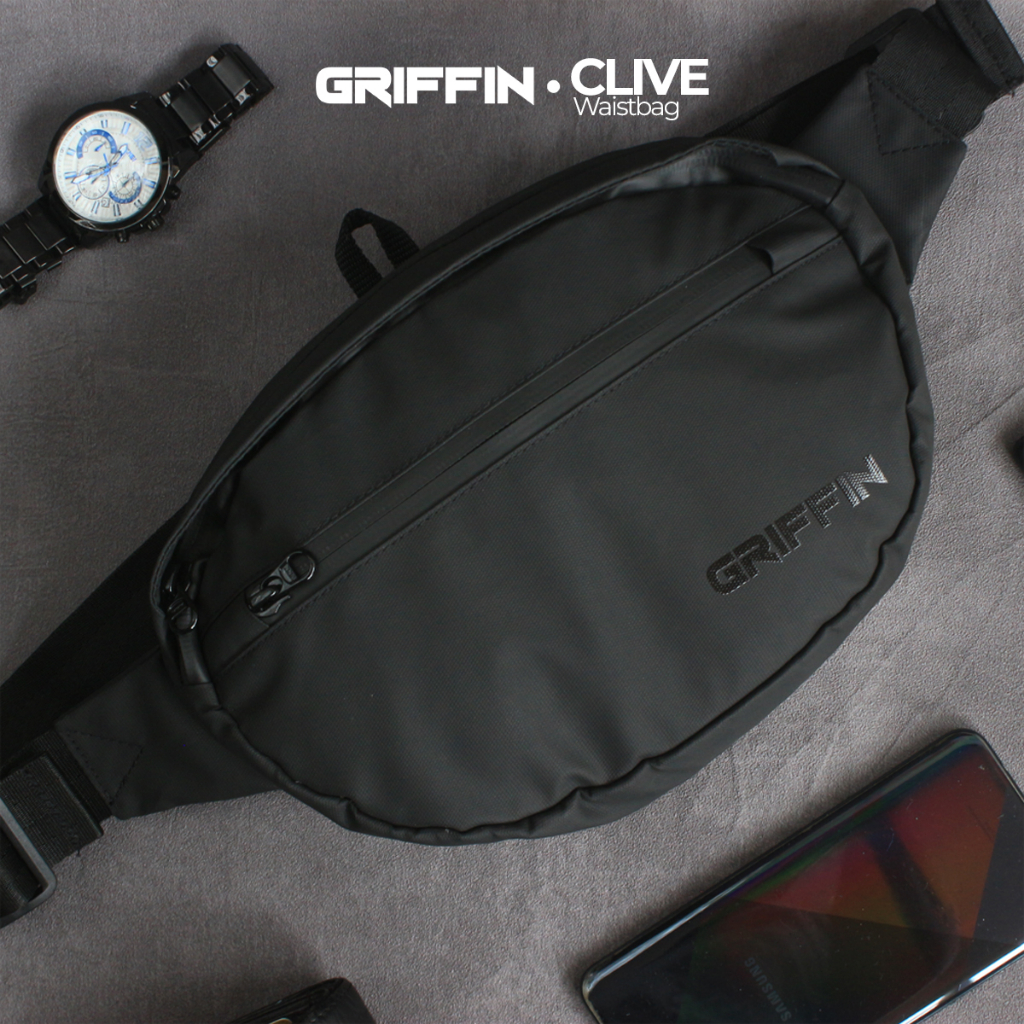 Tas Waistbag Pria Clive by Griffin Waterproof Keren