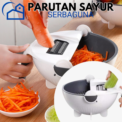 Parutan serbaguna 5set pisau parut Vegetable cutter / wet basket / Parutan Sayur Alat Pemotong Sayuran Serbaguna 7005