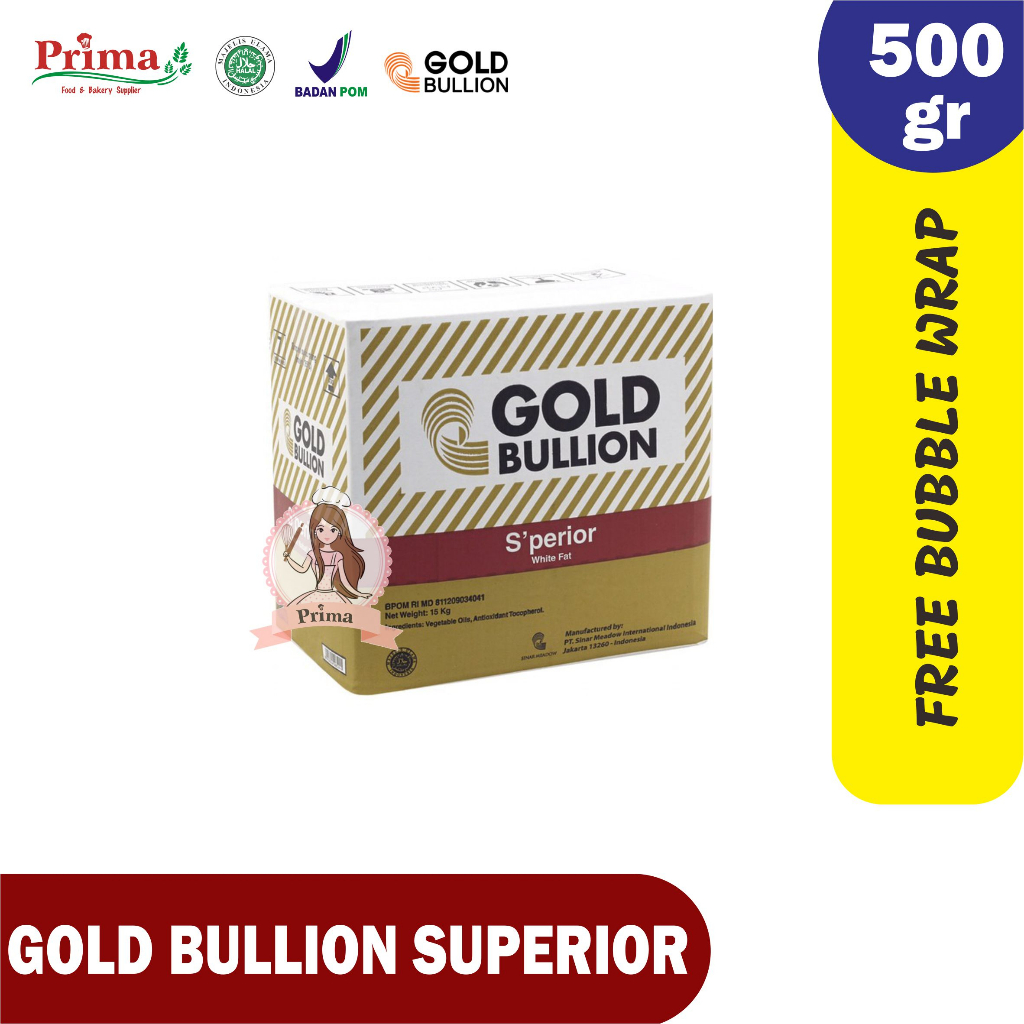 

Mentega putih - gold bullion superior (kemasan repack)