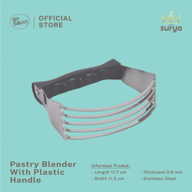 SURYA Pengaduk Adonan Kue Kering | Pengaduk Adonan Pastry | Pastry Blender