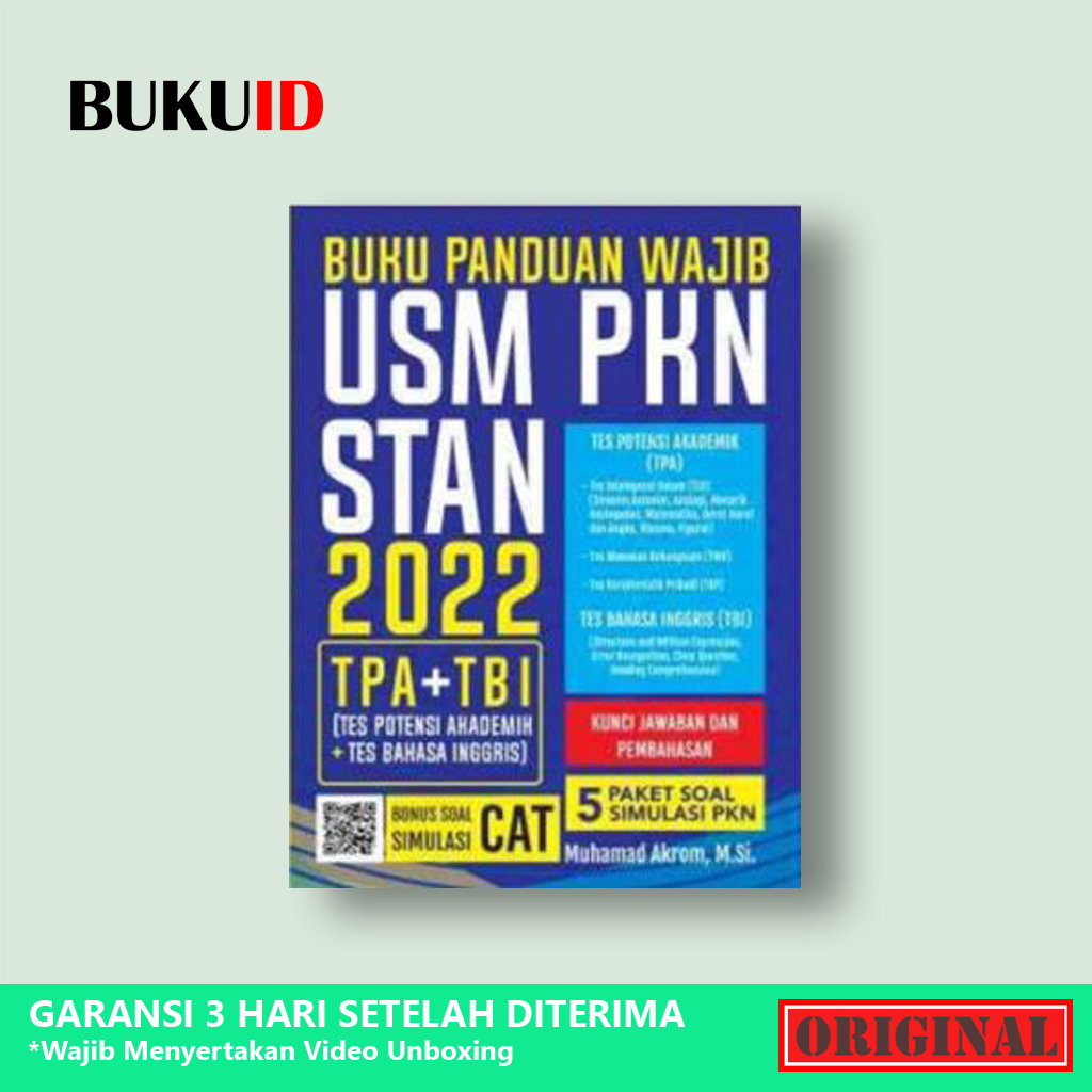 Buku Panduan Wajib USM PKN STAN 2022
